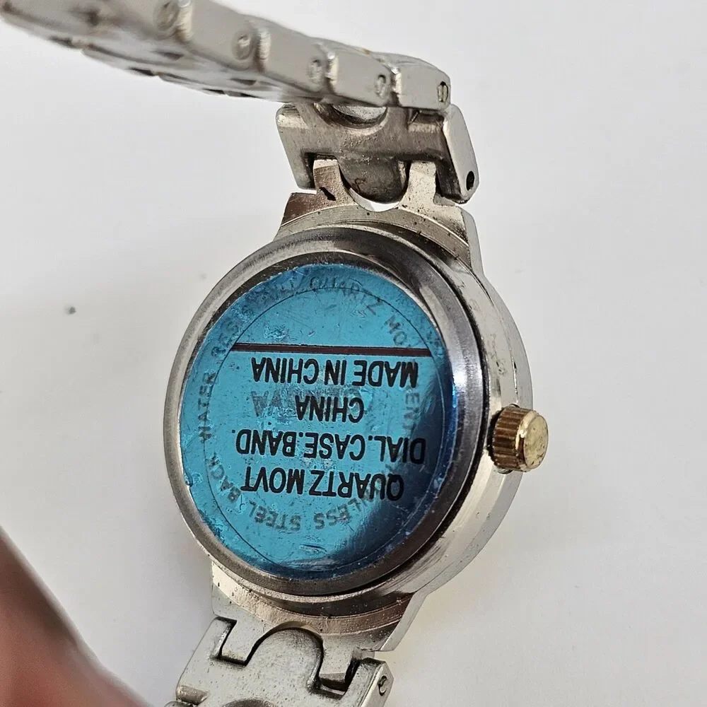 Women's Watch 24MM White Dial Two Tone Bracelet‎ Band 6.5